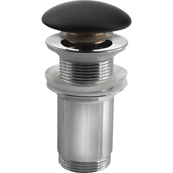 Sapho - Изпускател за умивалник Ø 7 cm матов черен/лъскав хром (SH0783)