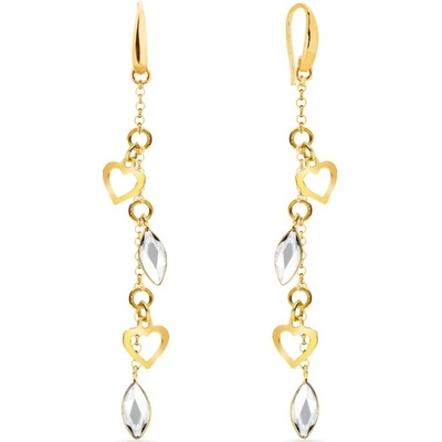 Spark čiré se Swarovski Elements Euphoria KWGROLO22014C Krystal
