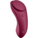 Satisfyer Sexy Secret - носим вибратор за бикини с управление чрез приложение (червен)
