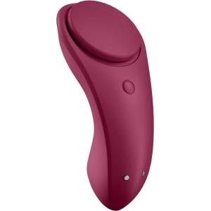 Satisfyer Sexy Secret - носим вибратор за бикини с управление чрез приложение (червен)