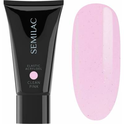 Semilac Elastic Acrylgel akrylátový gél na nechty odtieň Clean Pink 30 g
