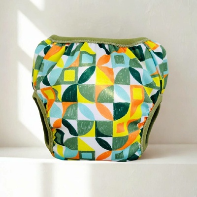Ritkavsuchu Tréninkové kalhotky GEOMETRIC I kost XL 18-25 kg