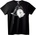NOONEBRAND Тениска Сюрреален Разтопен Часовник - 2XL, Black