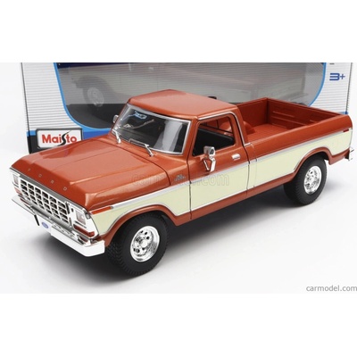 Maisto Ford usa F-150 Pick-up 1979 Hnědá Bílá 1:18