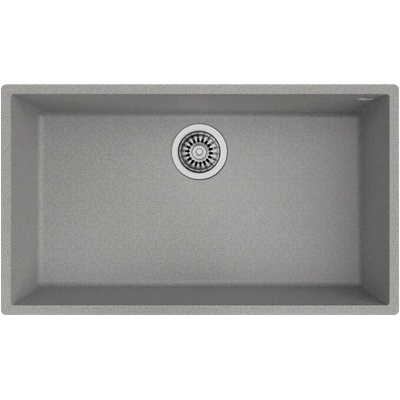 Teka Подплотова гранитна мивка за шкаф 80 см Square 72.40 TG Каменносив (М.1034. КС)