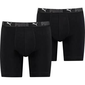 PUMA Sport Cotton Long Boxers 2P Размер: M / Цвят: черен