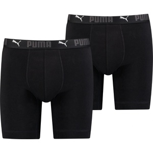 PUMA Sport Cotton Long Boxers 2P Размер: M / Цвят: черен