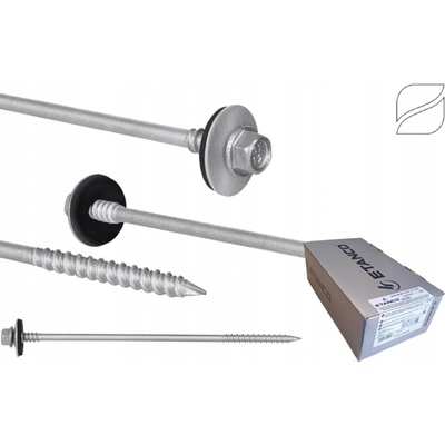 ETANCO GTR W SP Ø6,4 / 7,0 mm šroub pro upevnění sendvičových panelů s podložkou A19 160 mm - 100 ks Pozinkovaná – Hledejceny.cz