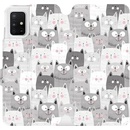 Pouzdro Mobiwear Parádní flip Samsung Galaxy A51 - M099P - Kočičky