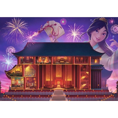 Ravensburger - Puzzle Disney Castle: Mulan - 1 000 piese