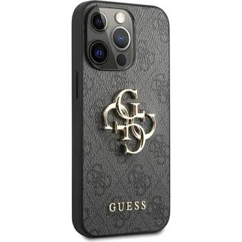 Image 1 of GUESS Калъф Guess - PU 4G Metal Logo, iPhone 13 Pro Max, сив (3666339024826)