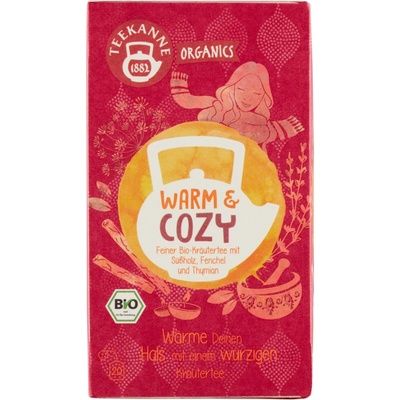 Teekanne Bio Warm Cozy 20 sáčků 36 g