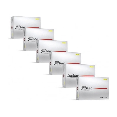 Titleist Pro V1x žluté 72 ks