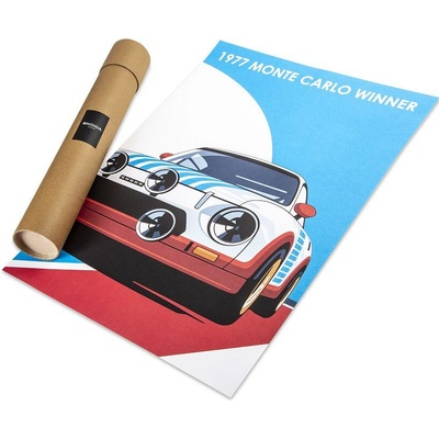 Papírový plakát Škoda Auto RS 130 50x70 cm 6U0087703DB