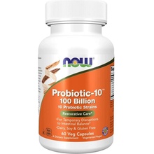 Now Probiotic-10 probiotika 100 miliard CFU 10 kmenů 60 rostlinných kapslí