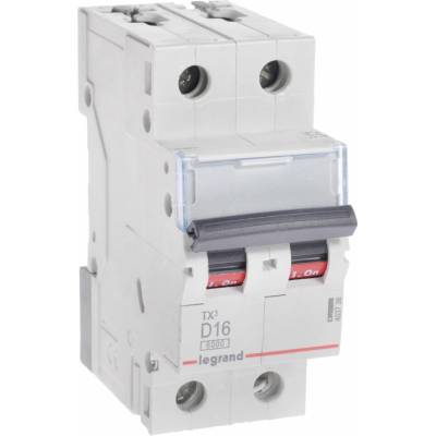 Legrand 2P D 16A 6kA AC S302 TX3 403738