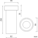 Pallas athéna nádobka wc kartáče keramická ( 1094PA )