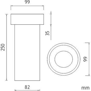 Pallas athéna nádobka wc kartáče keramická ( 1094PA )