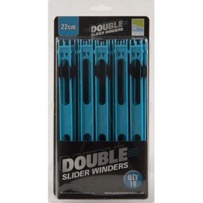 Kostrička Preston Double Slider Winder 22cm Blue 10ks