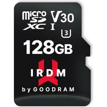 Image 1 of GOODRAM MicroSDXC 128GB C10/U3 IR-M2AA-1280R12