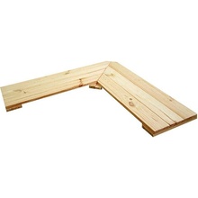 Regalux Heavy Regálová polica rohová 30 x 85 cm 10960119