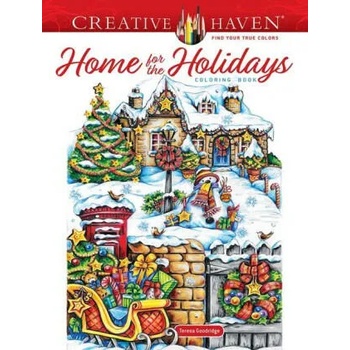 Creative Haven Home for the Holidays Coloring Book