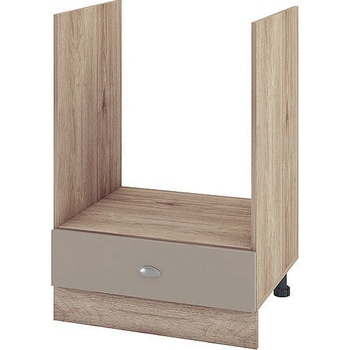 ИРИМ Долен кухненски шкаф за вградена фурна Сити АРФ-Капучино мат-11-36 60 см