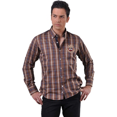 Centone Мъжка Риза Кафяви 12029-9(12025-5) (11923_Кафяво)