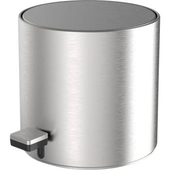 DECOR WALTHER Кошче за отпадъци в баня Bar матова неръждаема стомана 23 см (0615476)