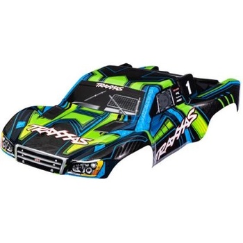 Traxxas Каросерия Traxxas Slash 4X4 зелено-синя (без скоби)