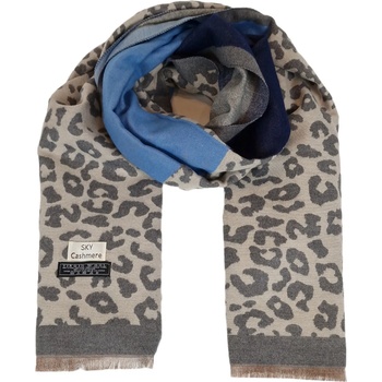 Image 1 of Син дамски шал - Sky Cashmire