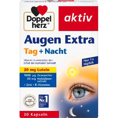Doppelherz aktiv Augen Extra ден + нощ - 30 капсули