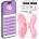 INTOYOU App Series Laia Heated Finger Vibrator with App Pink