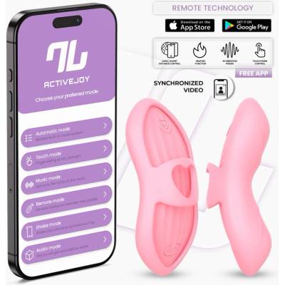 INTOYOU App Series Laia Heated Finger Vibrator with App Pink