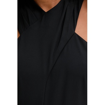 Answear. LAB Гащеризон Answear. LAB в черно с v-образно деколте (93196.ilk)