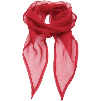 Premier Workwear šifónová šatka PR740 Red Pantone 200