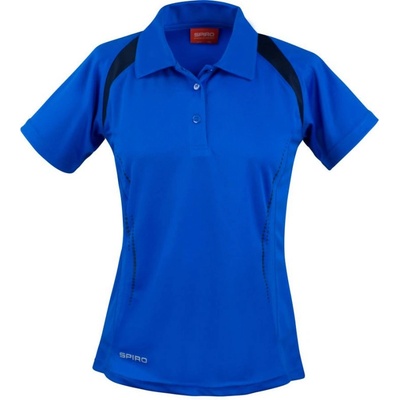 Spiro Polokošile S177F týmové krátký rukáv dámské COT-29177F88500 Modrá navy