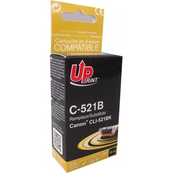 Compatible Мастилница uprint cli521 canon, С чип, Черна (7261)