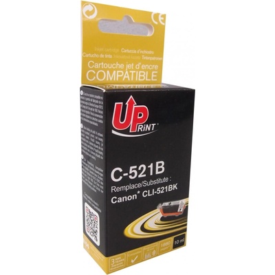 Compatible Мастилница uprint cli521 canon, С чип, Черна (7261)