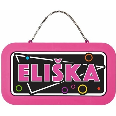 Neonová cedulka se jménem - Eliška