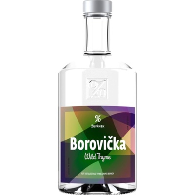 Žufánek Borovička Wild Thyme 45% 0,5 l (čistá fľaša)