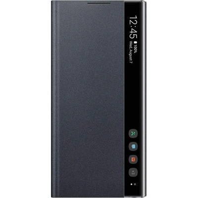 Samsung Clear View Cover EF-ZN970CB - оригинален кейс, през който виждате информация от дисплея за Samsung Galaxy Note 10 (черен)