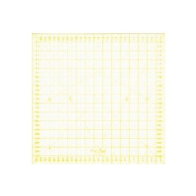 Texi Rastrové pravítko 6.5"x6.5" E6565-YW žluté
