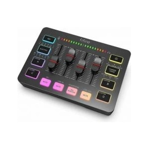 FIFINE Аудио миксер fifine sc3 rgb - черен Звукови карти
