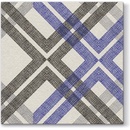 PAW servítky L Stylish Check Dark Blue 40x40cm