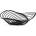 Alessi Купа за плодове TRINITY 26 см, чернa, Alessi (ALACO02B)