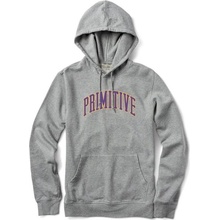 Primitive MIKINA COLLEGIATE ARCH HOODIE šedá