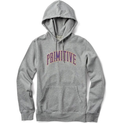 Primitive mikina COLLEGIATE ARCH Hoodie šedá