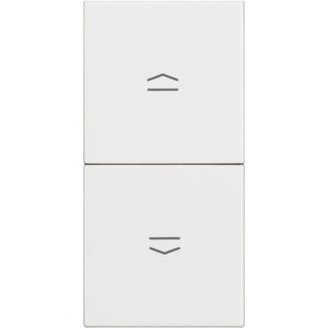 BTicino RW4027 Ключ за управление на щори 1P 10A, 250V, превкл. контакт, 1M, Бял, Bticino Classia (RW4027)