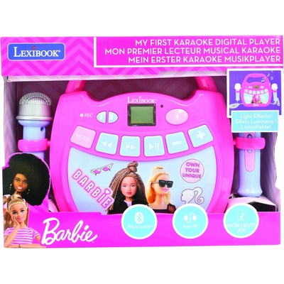 Lexibook Karaoke digitálny prehrávač svietiaci Barbie